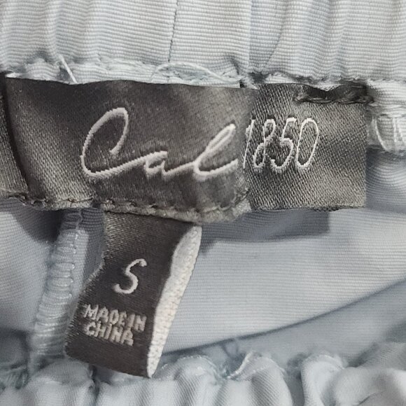 Cali 1850 Baby Blue Y2K Style Shorty Short Track Shorts Size Small - Picture 9 of 10